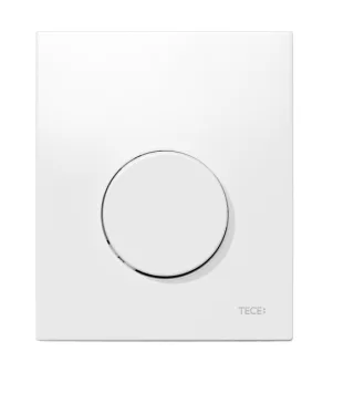 Tece loop Urinal-Betätigungsplatte Kst. mit Kartusche Weiß glzd., 9242600 9242600