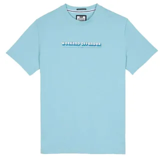 Weekend-Täter Baccalieri Herren Eisblau T-Shirt