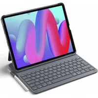Inateck Ultraleichte Tastatur Hülle für 10,9/11/12,9/13 Zoll iPad Air Pro iPad-Tastatur (Hoch-/Querformat Verwenden, mit Stifthalter)