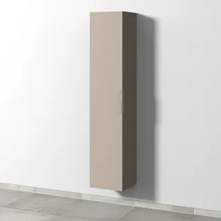Sanipa 3way Hochschrank mit 1 Tür, Sandgrau-Matt UF10867