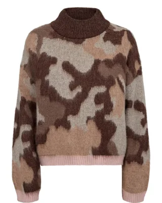 Nümph - Strickpullover - Nucamu schwarz - Gr. - XS