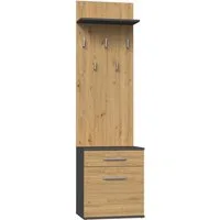 ibonto Schuhschrank Stilvoller Garderobenfunktion - Praktische Aufbewahrung