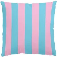 Bilderdepot24 Dekokissen draußen Kissenhülle/ Garten/ Outdoorkissen blau Muster Pop Art, Bezug mit / ohne Füllung Zierkissen Outdoor Sofa Bett