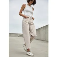 Andijamo-Fashion Chinohose BARREL LEG PANTS Barrel Fit, 5-Pocket