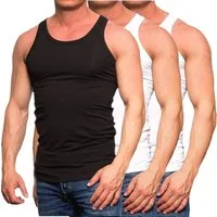 Jack & Jones Tanktop (Spar Set, 3er-Pack) Basic in Unifarben