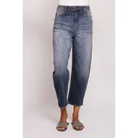 Zhrill 7/8-Jeans IZA bequeme Passform, gerade Beinform, 7/8-Länge, mit Animal-Print