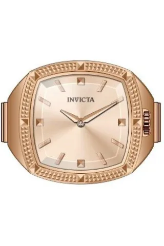 Invicta Mini Ring 50639 Damenuhr - Quarzwerk - Edelstahl mit roségoldenem Zifferblatt - 23 mm