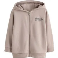 Next Hoodie Reißverschluss-Kapuzenjacke mit Grafik (1-tlg)