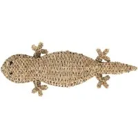 wohnfreuden Wanddekoobjekt Wanddekoration Geko aus Seegras 90 cm, 72645