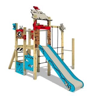 Spielturm PRO MAGIC Drum+ - Öffentlicher Spielplatz Kletterturm mit 9x9 cm Pfosten für Kindergarten & Outdoor – Robust & Sicher – Wickey