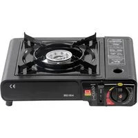 Mianova Camping-Gasgrill 1 flammig Gaskocher Campingkocher Kocher Camping Notfall Herd + Koffer, BBQ Barbecue Campingherd Stromausfall Notkocher Grillplatte Herd Tischgrill, Outdoor Notfallkocher Outdoor Grill Notfall für Gas Kartuschen