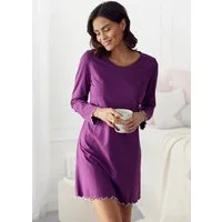 LASCANA Sleepshirt mit Wellensaum
