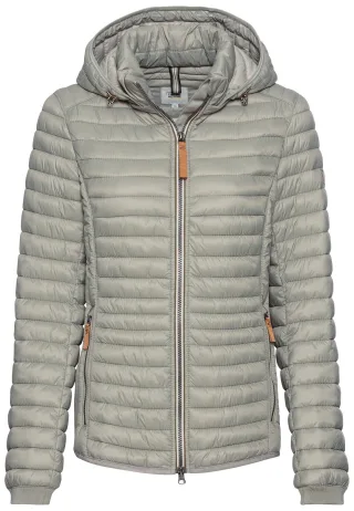 camel active - Winddichte Steppjacke mit 2-Wege Reißverschluss sage - Gr. - 48