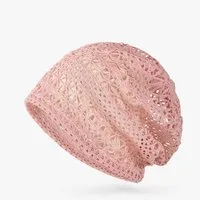 Oemmn Beanie Damen Sommer-Strickmützen Handgemacht Häkelmütze Slouch Beanie Mütze
