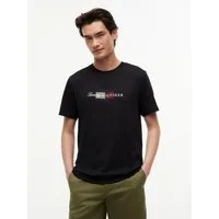 Tommy Hilfiger T-Shirt SCRIPT FLAG REGULAR TEE aus Jersey mit Flag-Grafik