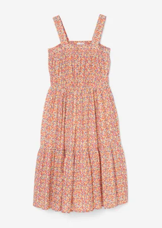 Marc OPolo Junior - MARC OPOLO Kleid mit sommerlichem Allover-Print sunrise red aop - Gr. - 176