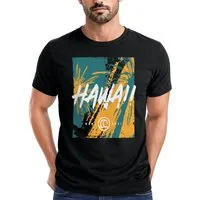 Neverless Print-Shirt Herren T-Shirt Hawaii Surfing Palmen Aufdruck Sommer Print Fashion mit Print