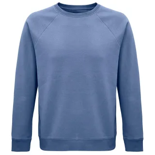 SOLS Unisex Erwachsene Space Organic Raglan Sweatshirt (Blau)