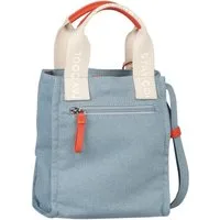 TOM TAILOR Denim Shopper Azura (Set, 2-tlg., Mit süßem Softeis-Hörnchen-Anhänger – zum Verlieben niedlich), Damen Umhängetasche, mit süßem Softeis-Hörnchen Anhänger