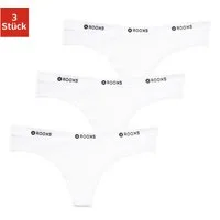 ROOXS Tanga Unterwäsche Damen String Unterhosen (3-St) Baumwolle Tanga