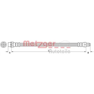 Metzger Bremsschlauch vorne Mini R55 R56 R57 R59