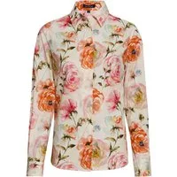 Highmoor Hemdbluse Bluse mit Rosendruck