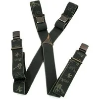 La Chasse® Hosenträger Hosenträger mit extra starken Clips & Gummi Spezialhosenträger Oefele