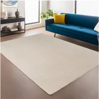 Ayyildiz Teppiche Teppich JOY 1400, auch als Läufer, rechteckig, Höhe: 11 mm, besonders weich, uni Kurzflor, Wohnzimmer, Kinderzimmer
