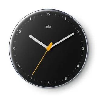 Braun BC 26 B schwarz Quarzwanduhr