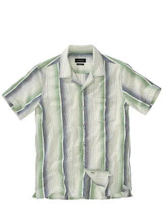 Mey & Edlich Herren Ibiza-Hemd Blau 70 % Baumwolle, 30 % Polyester