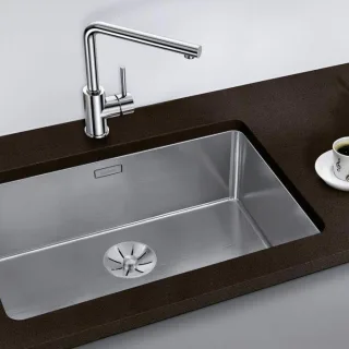 Blanco Andano 700-u Spüle 522971 74x44cm, Edelstahl Seidenglanz, für Unterbau