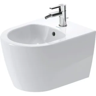 Duravit ME by Starck Wand Bidet 2290150000 37 x 48 cm, weiss, 1 Hahnloch, Compact