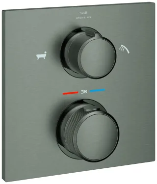 GROHE Thermostatbatterie Allure 19446_2 FMS f. Rapido SmartBox hard graphite geb, 19446AL2 19446AL2