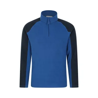 Mountain Warehouse Herren Ashbourne II Half Zip Fleece Top (Kobalt)