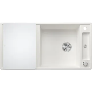 Blanco Axia iii xl 6 s Spüle 523514 100x47cm, PuraDur weiß, reversibel, mit Glasschneidbrett
