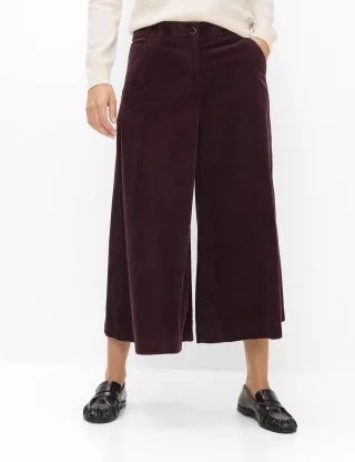 Brax Damen Cordhose Style MELLI S BLACKBERRY VIOLET, dunkles lila, Gr. 34K