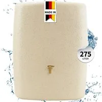 4rain Regentonne TERRA Wandtank 275 Liter sandbeige, 275 l