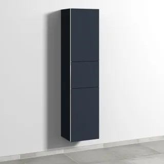 Sanipa 3way Hochschrank mit 2 Türen und 1 Auszug, Marine-Matt BP1051R