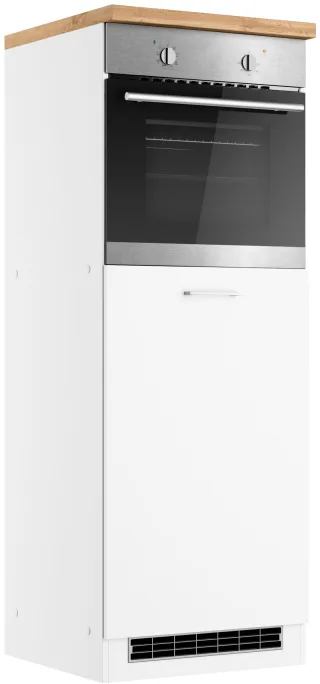 KOCHSTATION Backofenumbauschrank "KS-Milan" Ofenumbauschrank 60 cm, matte oder hochglänzende Fronten