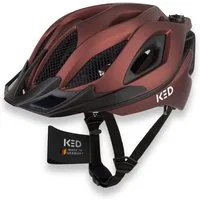 KED Fahrradhelm Spiri II Trend Allround Helm, LED Licht Und Reflektor, Optimierte Belüftung