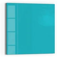 DEQORI Magnettafel 'Unifarben - Türkis', Whiteboard Pinnwand beschreibbar