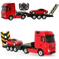 COIL RC-Truck Ferngesteuerte Trucks, Mercedes-Benz Actros mit Anhänger, Frequenz: 2.4GHz, Maßstab 1:24, LED