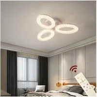 Eurohandisplay LED Deckenleuchte LED Deckenlampe Fernbedienung Lichtfarbe/Helligkeit einstellbar, LED fest integriert, Warmweiß mit Kaltweiß einstellbar, Lichtfarbe und Helligkeit einstellbar mit Fernbedienung