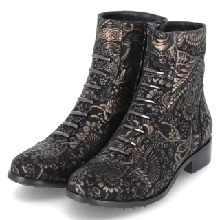 Simen Ankle Boots - Gr. 37 - Schwarz - Leder