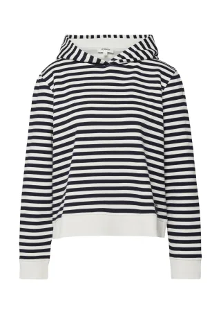 s.Oliver - Sweatshirt blau/weiß - Gr. - 38