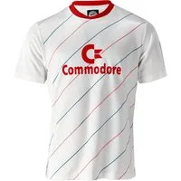 COPA T-Shirt FC Bayern München, Retro Trikot 1985 - 86, Unisex, Weiß