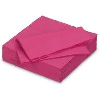 AVA Papierserviette, Servietten aus Papier 33x33cm 2-lagig 50 Stück Fuchsia Pink