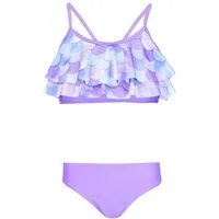 Aquarti Bustier-Bikini Aquarti Mädchen Bikini Set Bustier Bikinislip Zweiteiliger Badeanzug