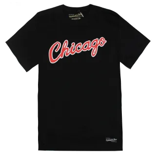Mitchell & ness Chicago Bulls Wordmark Mens T-Shirt