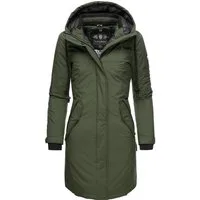 Navahoo Wintermantel Letiziaa sportlicher Winterparka mit gefütterter Kapuze